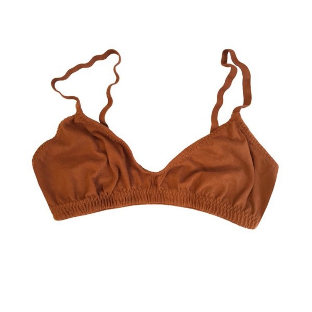 Pansy Bra in Rust
